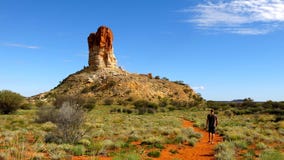 Chambers Pillar, Northern Territory, Australia stock image Chambers Pillar, Northern Territory, Australia stock image