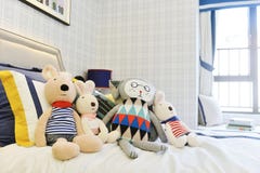 Chambre à coucher d'enfants image stock Chambre à coucher d'enfants image stock