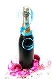 Champagne And Streamer Royalty Free Stock Photo Champagne And Streamer Royalty Free Stock Photo