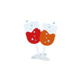Champagne color icon. Element of Christmas and New Year illustration. Premium quality graphic design color icon. Signs and symbols. Multicolor icon for websites stock illustration Champagne color icon. Element of Christmas and New Year illustration. Premium quality graphic design color icon. Signs and symbols. Multicolor icon for websites stock illustration
