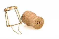 Champagne Wine Bottle Corks Stock Photography