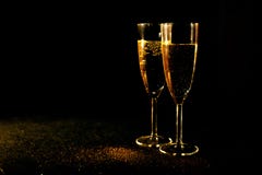 CHAMPAGNE στο γυαλί στοκ εικόνες CHAMPAGNE στο γυαλί στοκ εικόνες