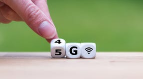 the change from 4G to 5G