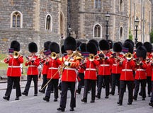Changing of the Guard at Windsor Castle, England