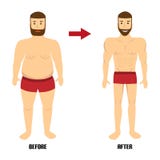 Changing lifestyle, concept of diet. royalty free illustration Changing lifestyle, concept of diet. royalty free illustration