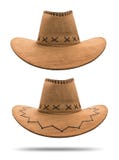 Chapeau de cowboy d'isolement sur le fond blanc Chapeau de cru fait ? partir du mat?riel en cuir Chemin de coupure photographie stock libre de droits Chapeau de cowboy d'isolement sur le fond blanc Chapeau de cru fait ? partir du mat?riel en cuir Chemin de coupure photographie stock libre de droits