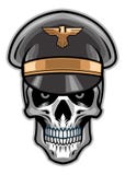 Chapeau de port de soldat de crâne illustration de vecteur Chapeau de port de soldat de crâne illustration de vecteur