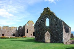 Chapel At Dunnottar Castle Stock Images
