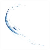 Chapoteo del agua azul Espray con descensos aislado stock de ilustración Chapoteo del agua azul Espray con descensos aislado stock de ilustración