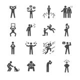 Character and personality icons set royalty free illustration Character and personality icons set royalty free illustration