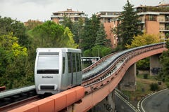 Chariot de Minimetro à Pérouse, Italie images stock Chariot de Minimetro à Pérouse, Italie images stock