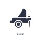 chariot icon on white background. Simple element illustration from greece concept royalty free illustration chariot icon on white background. Simple element illustration from greece concept royalty free illustration