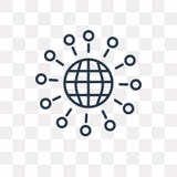 Charity vector icon isolated on transparent background, linear C stock illustration Charity vector icon isolated on transparent background, linear C stock illustration