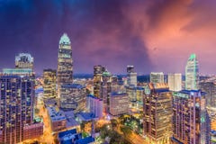 Charlotte, Carolina Skyline du nord Charlotte, Carolina Skyline du nord