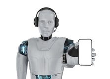 Chat bot concept royalty free illustration Chat bot concept royalty free illustration