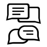 Chat icon. Set dialog clouds. Vector illustration vector illustration Chat icon. Set dialog clouds. Vector illustration vector illustration