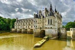 Chateau de Chenonceau Gardens - France stock photography Chateau de Chenonceau Gardens - France stock photography