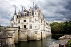 Chateau DE Chenonceau, de Vallei van de Loire, Frankrijk royalty-vrije stock afbeelding Chateau DE Chenonceau, de Vallei van de Loire, Frankrijk royalty-vrije stock afbeelding