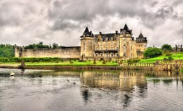 Chateau De La Roche Courbon In Charente-Maritime Royalty Free Stock Photos Chateau De La Roche Courbon In Charente-Maritime Royalty Free Stock Photos