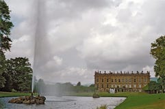 Chatsworth hus royaltyfria bilder Chatsworth hus royaltyfria bilder