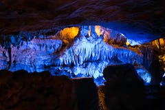 Chattanooga, TN/USA - circa July 2015: Cave leading to Ruby Falls in Lookout Mountain, near Chattanooga, Tennessee stock photos Chattanooga, TN/USA - circa July 2015: Cave leading to Ruby Falls in Lookout Mountain, near Chattanooga, Tennessee stock photos