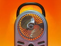 Chaufferette de ventilateur portative images stock Chaufferette de ventilateur portative images stock