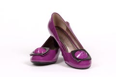 Chaussures de femme d'isolement Image libre de droits Chaussures de femme d'isolement Image libre de droits