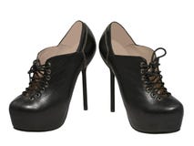 Chaussures high-heeled élégantes. photo stock Chaussures high-heeled élégantes. photo stock