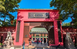 Che Kung Miu Temple en Hong Kong, Chine photos libres de droits Che Kung Miu Temple en Hong Kong, Chine photos libres de droits