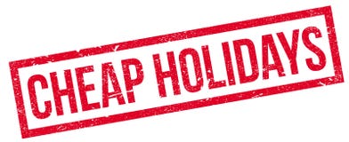 Cheap Holidays rubber stamp royalty free illustration Cheap Holidays rubber stamp royalty free illustration