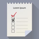 Check list. Icon. vector illustration Check list. Icon. vector illustration