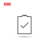 Check test icon vector design isolated 3 stock illustration Check test icon vector design isolated 3 stock illustration
