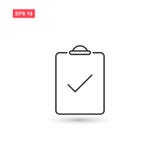 Check test icon vector design isolated royalty free illustration Check test icon vector design isolated royalty free illustration