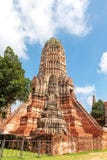 Chedi van Wat Chaiwatthanaram Stock Fotografie Chedi van Wat Chaiwatthanaram Stock Fotografie