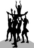 Cheerleader vector illustration Cheerleader vector illustration