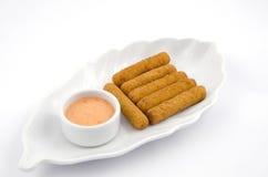cheese croquettes in white plate on white background stock photography cheese croquettes in white plate on white background stock photography