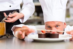 Chef As Patissier Cooking In Restaurant Dessert Stock Images Chef As Patissier Cooking In Restaurant Dessert Stock Images