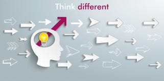 Chef humain Brain Arrows Growth Success illustration de vecteur Chef humain Brain Arrows Growth Success illustration de vecteur