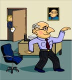 Chefe ilustração stock