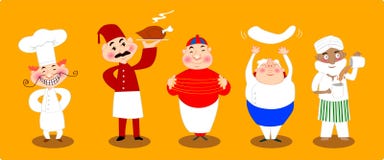 Chefe ilustração royalty free