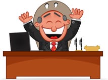 Chefe Man Happy Imagem de Stock Royalty Free Chefe Man Happy Imagem de Stock Royalty Free