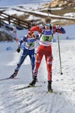 Cheile Gradistei, Roamania - 30-ое января: Неизвестный конкурент в биатлоне чемпионатов мира IBU Youth&Junior стоковое фото rf Cheile Gradistei, Roamania - 30-ое января: Неизвестный конкурент в биатлоне чемпионатов мира IBU Youth&Junior стоковое фото rf