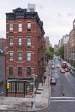 Chelsea District von New York City an einem regnerischen Tag stockbild Chelsea District von New York City an einem regnerischen Tag stockbild
