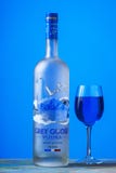 CHENNAI, INDIA - JULI 23.2017: Grey Goose is een merk binnen van wodka stock foto CHENNAI, INDIA - JULI 23.2017: Grey Goose is een merk binnen van wodka stock foto