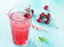 Cherry Lemonade Royalty Free Stock Photo Cherry Lemonade Royalty Free Stock Photo