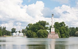 Chesme Column And Pavilion. St. Petersburg, Russia Stock Image Chesme Column And Pavilion. St. Petersburg, Russia Stock Image