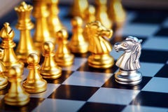 Chess Board Game, Business Competitive Concept Stock Image Chess Board Game, Business Competitive Concept Stock Image