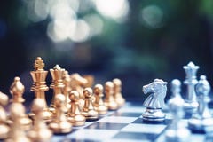 Chess Board Game, Winner Winning Situation, Encounter Serious Enemy, Business Competitive Concept Royalty Free Stock Images Chess Board Game, Winner Winning Situation, Encounter Serious Enemy, Business Competitive Concept Royalty Free Stock Images