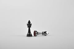 Chess pieces in black and white Chess pieces in black and white