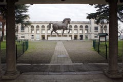 Cheval Milan, Milan, expo2015 de Léonard de Vinci Photo stock Cheval Milan, Milan, expo2015 de Léonard de Vinci Photo stock